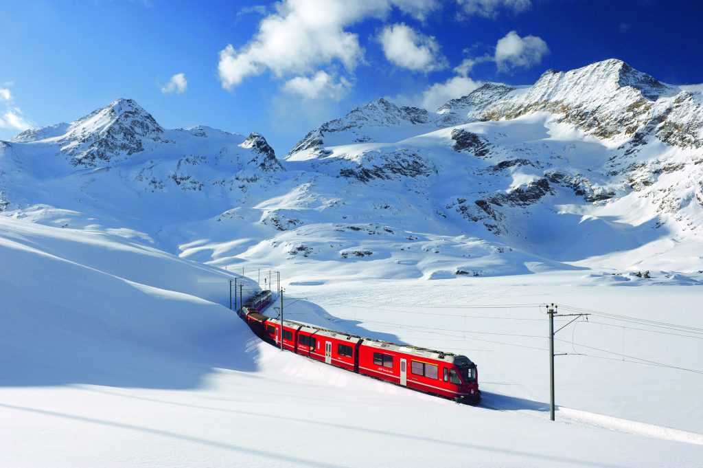 Berinan Express beim Lago Bianco | © Rhätische Bahn AG